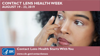 Contact Lens Health Week August 1923 2019