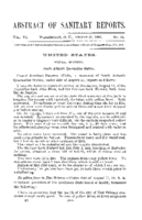 Abstract of sanitary reports  v VI no 34 August 21 1891