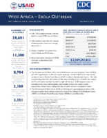 West Africa  Ebola Outbreak Fact Sheet 5 Fiscal Year FY 2016