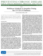 Multilayer Solutions to Inequities During the COVID19 Pandemic