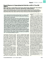 Prenatal Exposure to Organophosphate Pesticides and IQ in 7YearOld Children