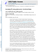 Increasing STI among adolescents in the United States