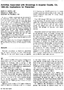 Activities Associated With Drownings In Imperial County Ca 198090 Implications For Prevention