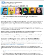 COVID19 in Newly Resettled Refugee Populations Sept 11 2020
