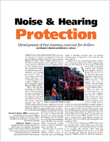 Noise  Hearing Protection  Development Of Two Training Exercises For Drillers