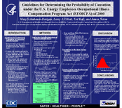 Guidelines for Determining the Probability of Causation under the US Energy Employees Occupational Illness Compensation Program Act of 2000  2002  Poster