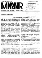 MMWR Morbidity and Mortality Weekly Report November 5 1976  Vol 25  No 43
