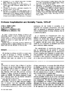 Cirrhosis Hospitalization And Mortality Trends 197087