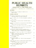 Public Health Reports  v 103  no 1  cover
