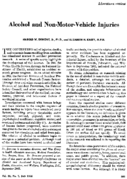 Alcohol and nonmotorvehicle injuries