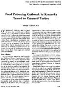 Food Poisoning Outbreak In Kentucky Traced To Creamed Turkey