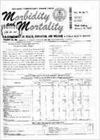 Morbidity and Mortality Weekly Report Vol 16 No 2 week ending January 14 1967