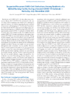 Suspected Recurrent SARSCoV2 Infections Among Residents of a Skilled Nursing Facility During a Second COVID19 Outbreak  Kentucky JulyNovember 2020