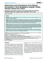 Infrastructure and Contamination of the Physical Environment in Three Bangladeshi Hospitals Putting Infection Control into Context