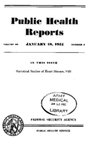 Public Health Reports  v 66 no 3  cover
