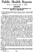 Public health reports  v 55 no 30 JULY 26 1940