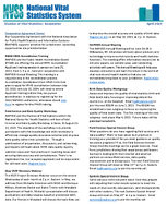 National Vital Statistics System Division of Vital Statistics Newsletter  April 2023