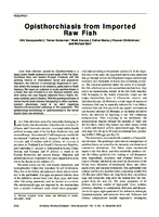 Opisthorchiasis from Imported Raw Fish