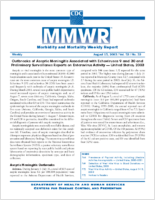 MMWR Morbidity and Mortality Weekly Report Vol 52 No 32 August 15 2003
