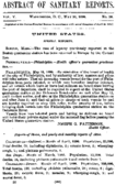 Abstract of sanitary reports  v V no 20 May 16 1890