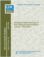 Statistical Methodology of the National Immunization Survey 19942002