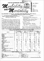 Morbidity and Mortality Weekly Report Vol 23 No 9 week ending March 2 1974
