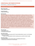 CHETANA INTERVENTION