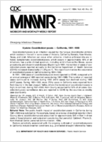 Morbidity and Mortality Weekly Report MMWR June 17 1994  Vol 43  No 23