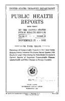 Public Health Reports  v 47 no 48  cover