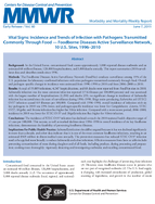 Morbidity and Mortality Weekly Report MMWR  Early Release  Vol 60 June 7 2011