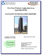 Two Teen Workers Asphyxiate in an Agricultural Silo