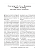 Emerging Infectious Diseases 10 Years Running