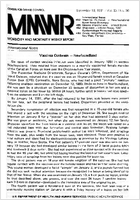 Morbidity and Mortality Weekly Report MMWR September 18 1981  Vol 30  No 36