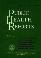 Public Health Reports  v 79  no 10  cover