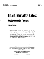 Infant Mortality Rates Socioeconomic Factors  United States