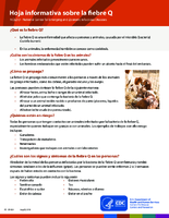 Hoja informativa sobre la fiebre Q