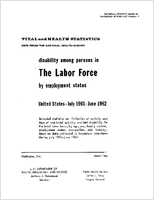 Disability Among Persons in the Labor Force by Employment Status United StatesJuly 1961June 1962