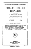 Public Health Reports  v 46  no 40  cover