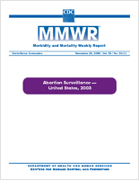 Morbidity and Mortality Weekly Report MMWR Surveillance Summaries November 2006  Vol 55  No SS11