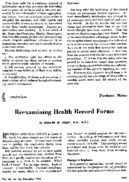 Reexamining health record forms