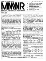MMWR Morbidity and Mortality Weekly Report June 10 1977  Vol 26  No 23