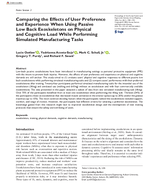 Comparing the Effects of User Preference and Experience When Using Passive Low Back Exoskeletons on Physical and Cognitive Load While Performing Simulated Manufacturing Tasks