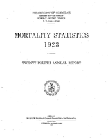 Mortality Statistics 1923