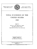 Vital Statistics of the United States 1948 Part II