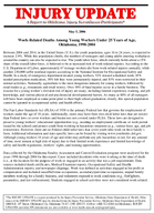 WorkRelated Deaths Among Young Workers Under 25 Years of Age Oklahoma 19982004