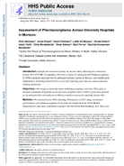 Assessment of Pharmacovigilance Across University Hospitals in Morocco