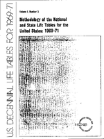 Methodology of the National and State Life Tables for the United States 196971