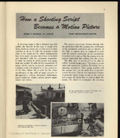 How a shooting script becomes a motion picture