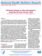 Alzheimer Disease or Other Dementias in Adult Day Services Centers 2020