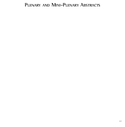 2000 STD Conference Plenary and Miniplenary Abstracts